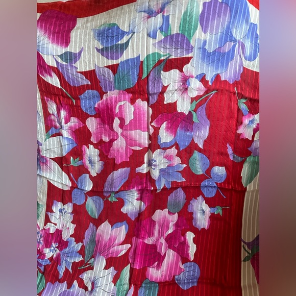 Balenciaga 100% Silk Scarf - Authentic sheer wrap - Picture 8 of 11